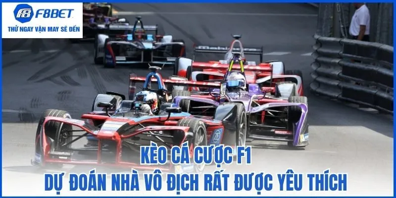 Kèo cá cược F1 dự đoán nhà vô địch rất được yêu thích