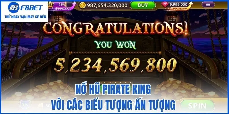 Nổ hũ Pirate King với các biểu tượng ấn tượng