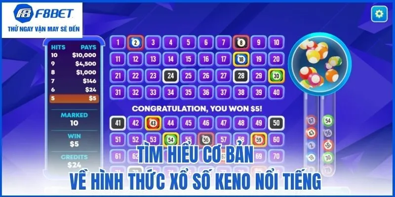 Tìm hiểu cơ bản về hình thức xổ số keno nổi tiếng